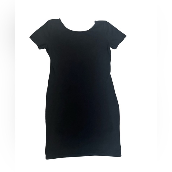 Fashion Nova Women’s Classic Black Scoop Back Bodycon Mini Dress. Size: Large. - Picture 2 of 9